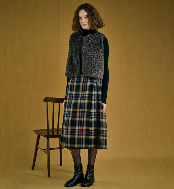 LE GLAZIK「LE GLAZIK | エコファー ジレ WOMEN」|その他|