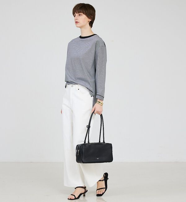LOWELL things「【再入荷】Raffy/レザースクエアボストン」|ボストンバッグ|