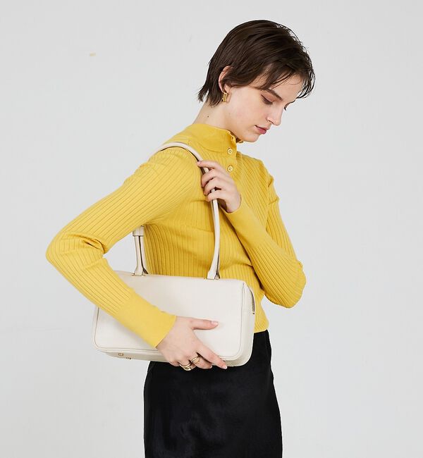 LOWELL things「【再入荷】Raffy/レザースクエアボストン」|ボストンバッグ|