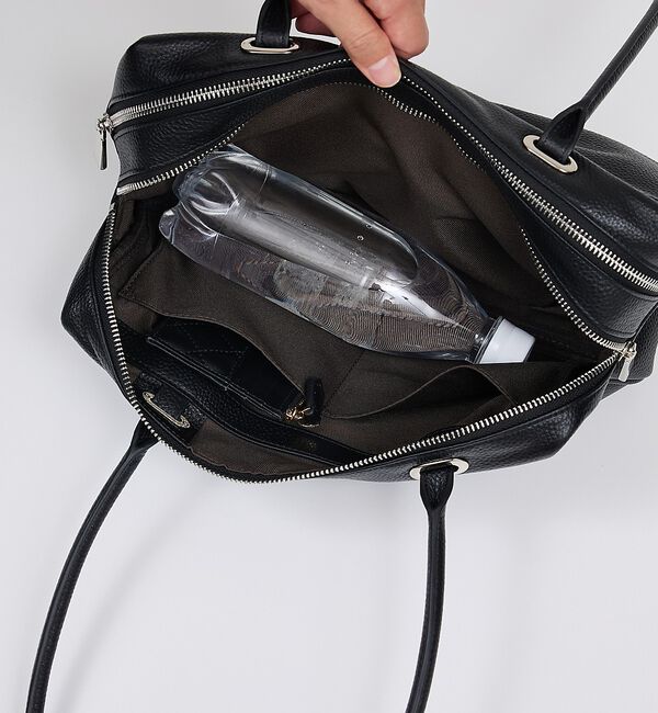 LOWELL things「【再入荷】Raffy/レザースクエアボストン」|ボストンバッグ|