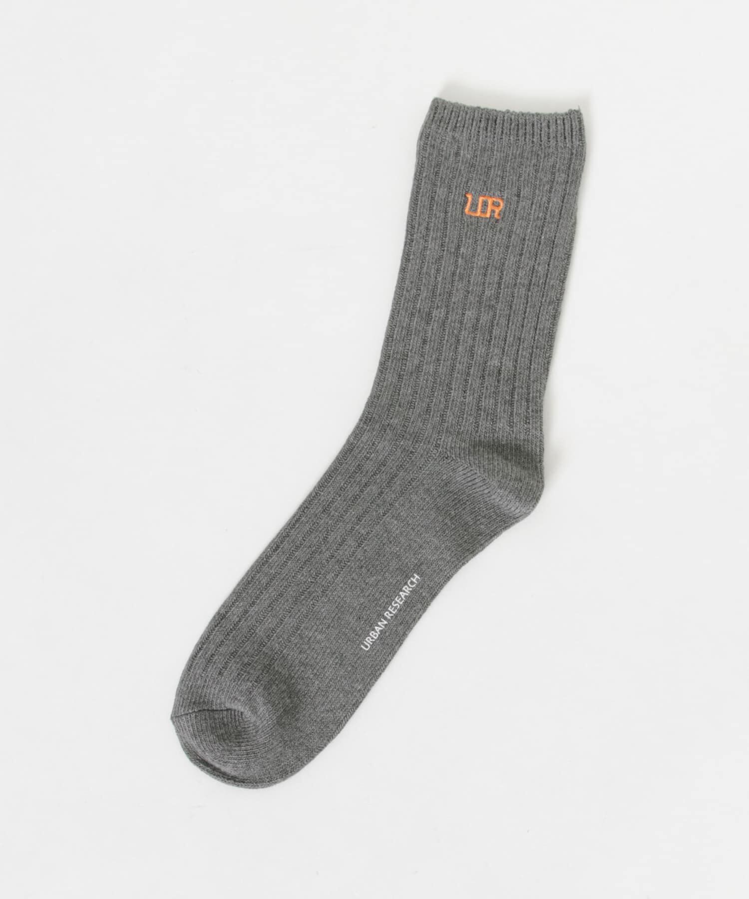 URBAN RESEARCH「『UR TECH』ロングリブ刺繍ソックス」|ソックス|