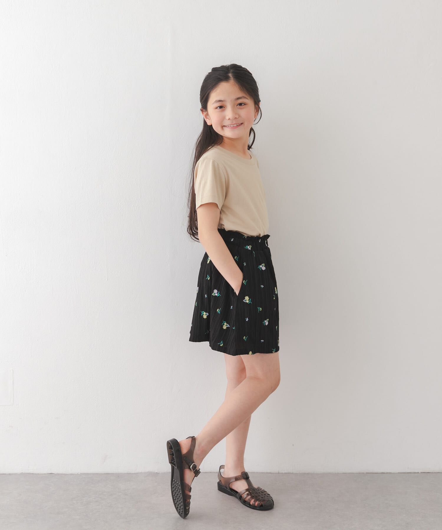 URBAN RESEARCH DOORS「『150サイズあり』フラワー刺繍ショートパンツ(KIDS)」|その他|