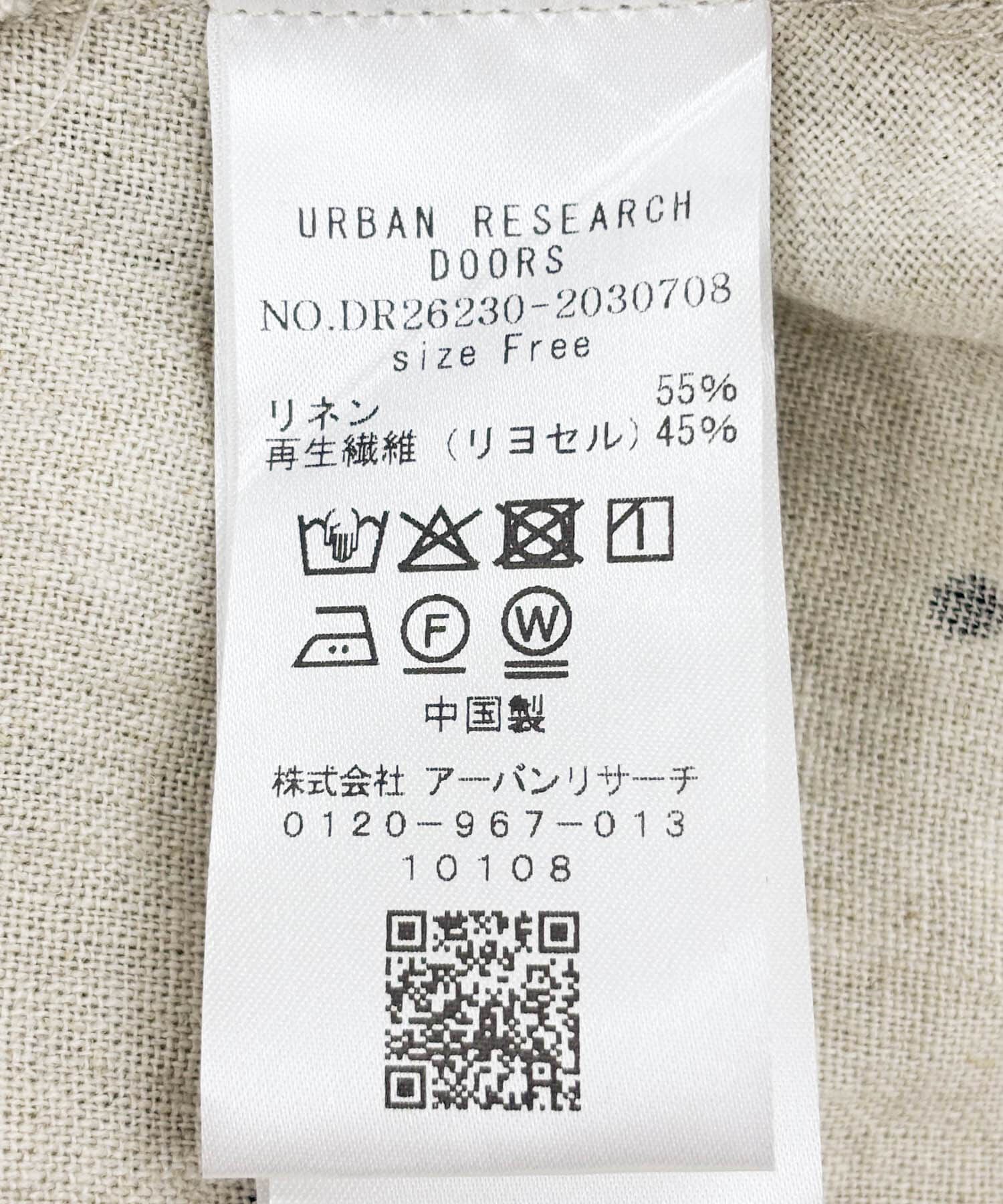 URBAN RESEARCH DOORS「リネンリヨセルドットドルマンシャツ」|シャツ・ブラウス|
