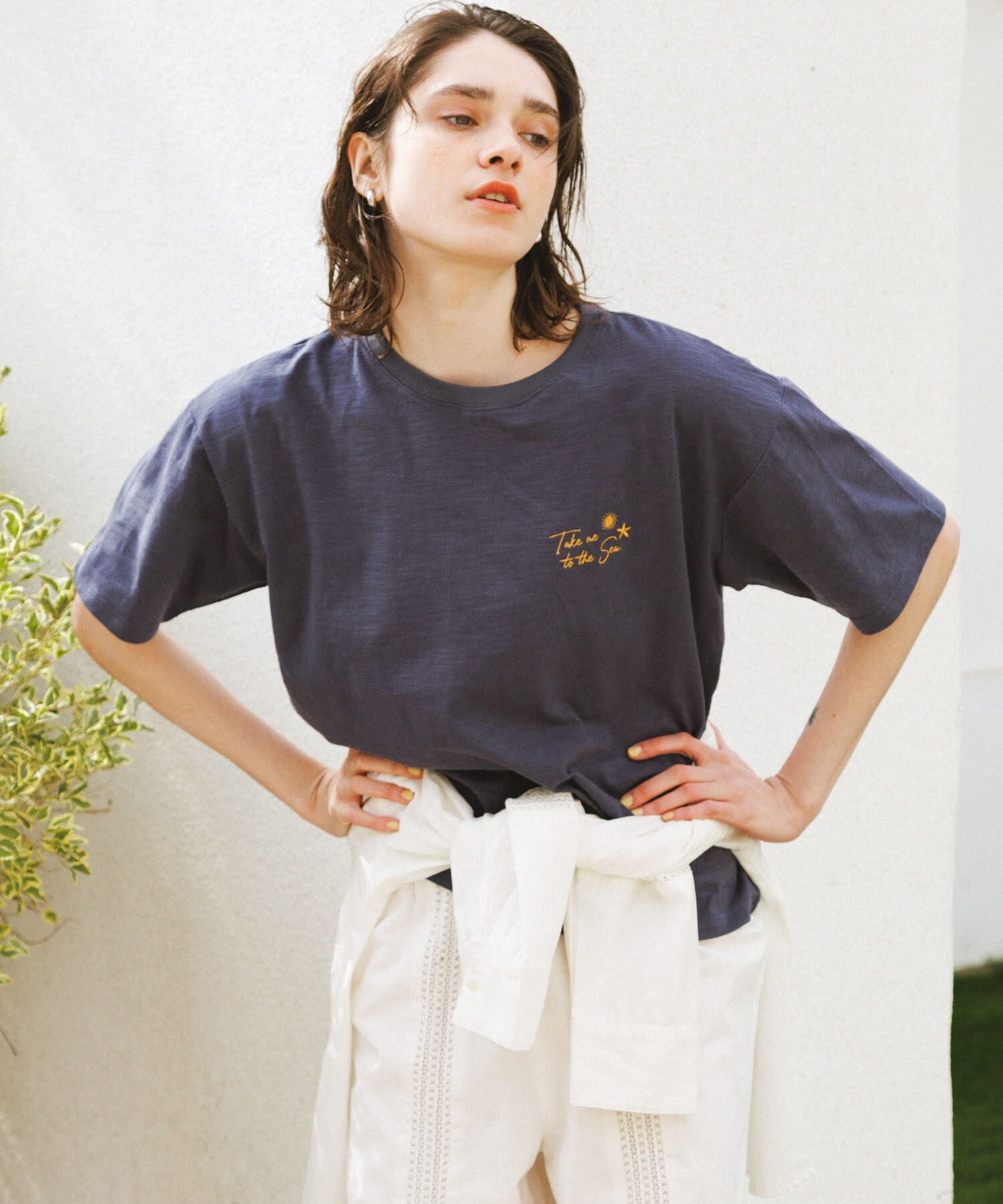 Sonny Label 「TAKE ME TO THE SEA T-SHIRTS」|Tシャツ・カットソー|ネイビー