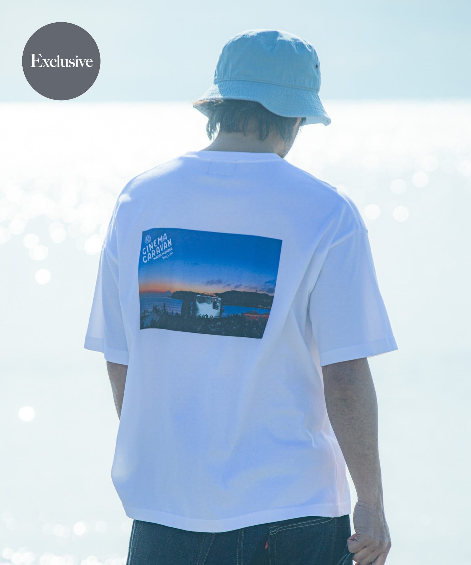 Sonny Label 「CINEMACARAVAN&times;MAGIC NUMBER&times;Sonny Label　コラボTシャツ4」|Tシャツ・カットソー|ブルー