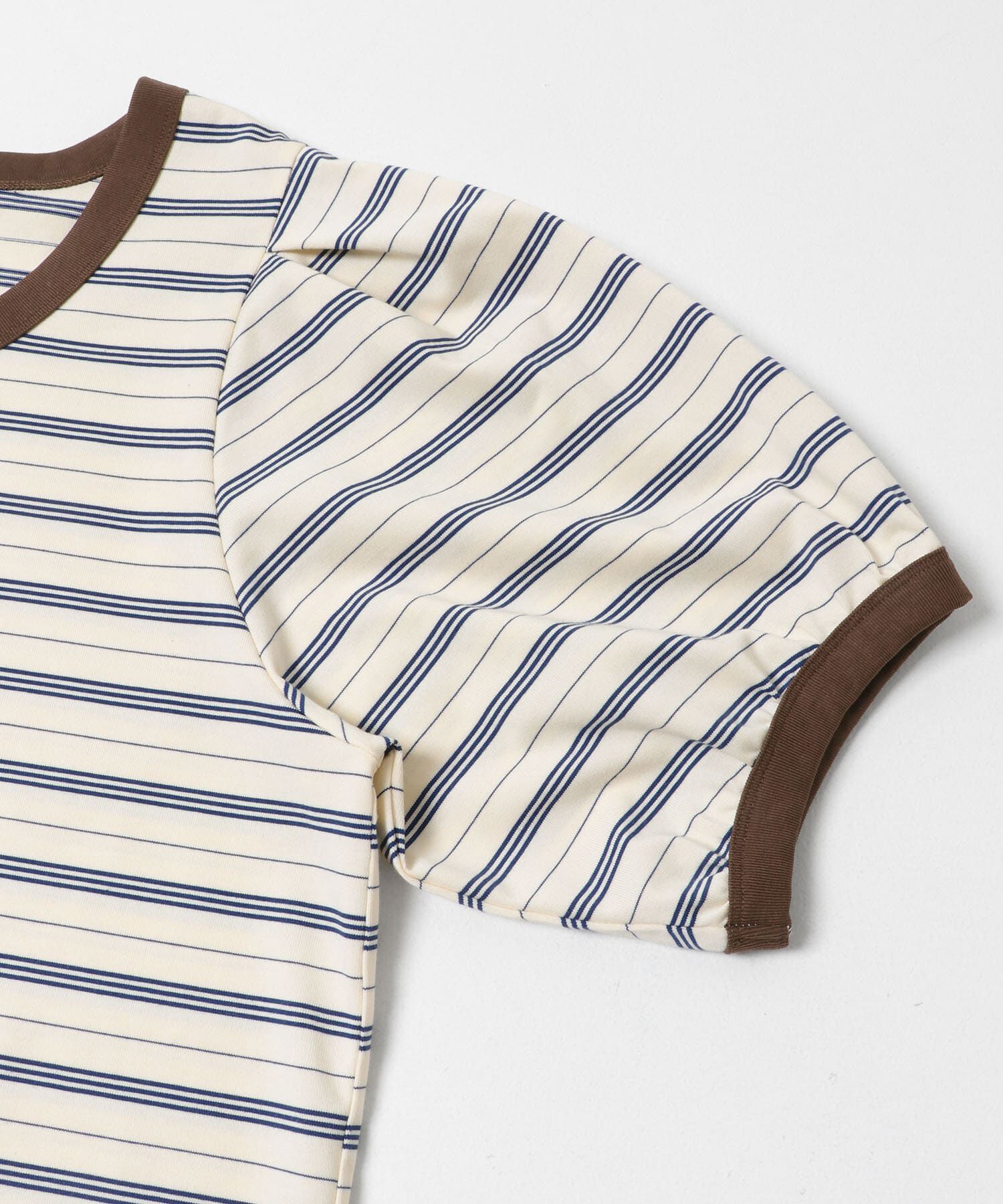 Sonny Label 「マルチボーダーパフスリプルオーバー」|Tシャツ・カットソー|