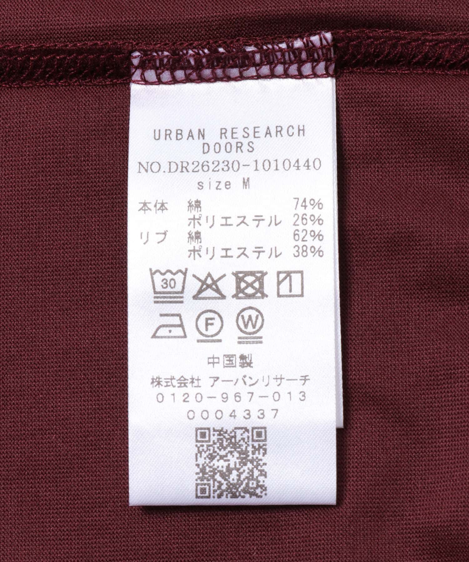 URBAN RESEARCH DOORS「『速乾/接触冷感/UVカット』Sorona ラウンドカラーショートスリーブTシャツ」|Tシャツ・カットソー|