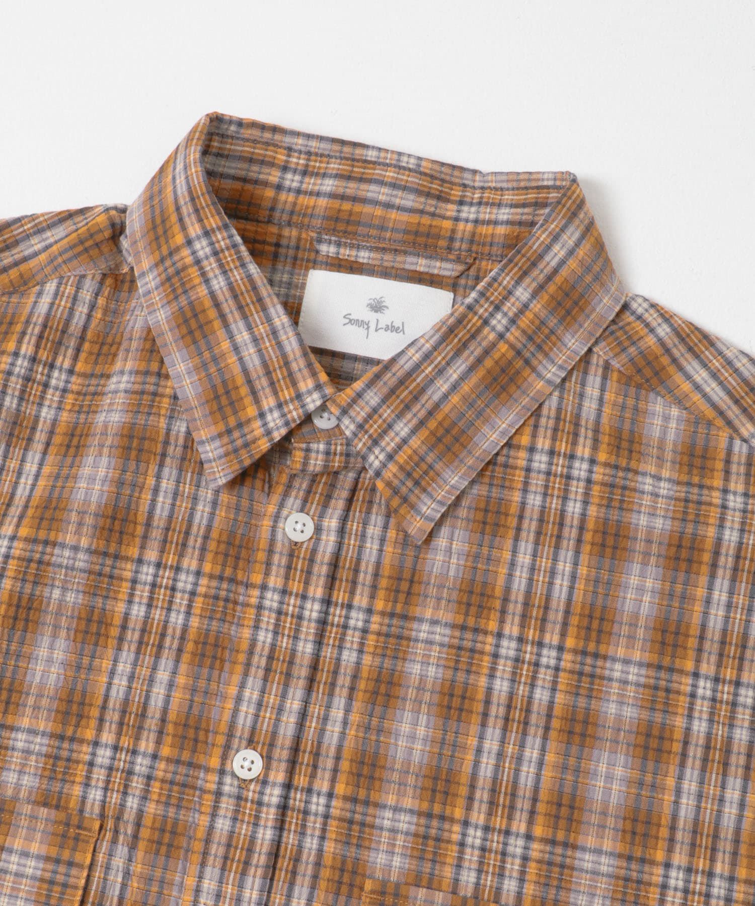 Sonny Label 「ワッシャーチェックショートスリーブシャツ」|シャツ・ブラウス|