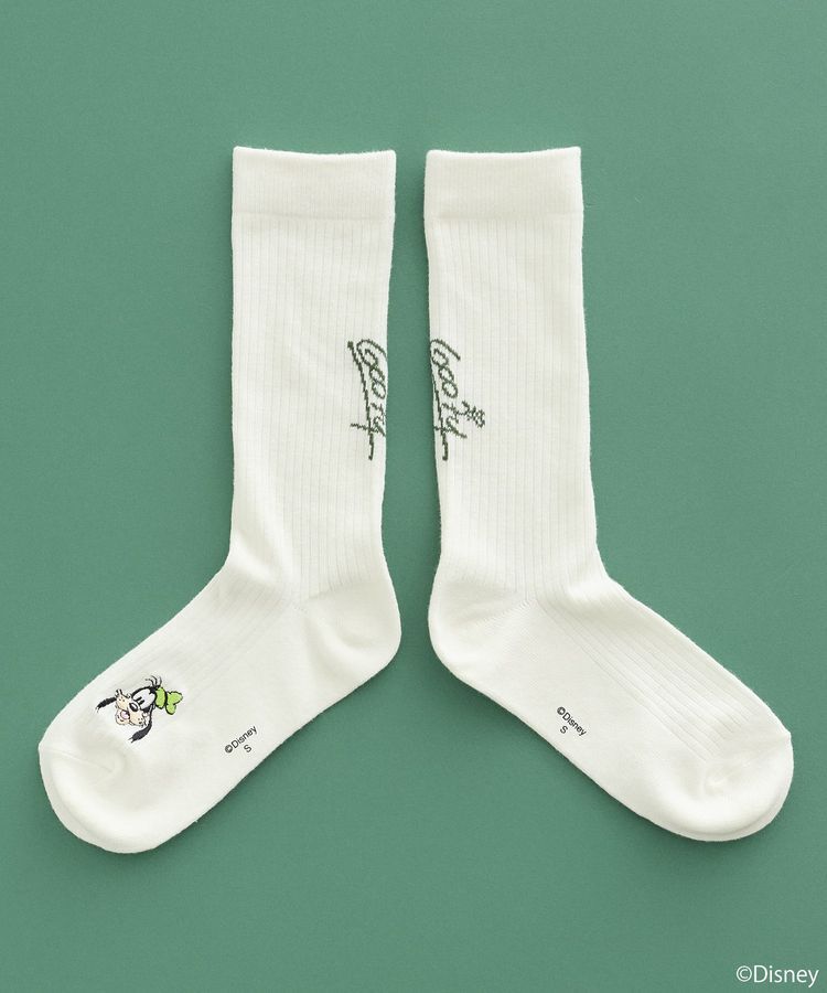 earth music&ecology「Disney/アソート刺繍入り靴下」|その他|Green