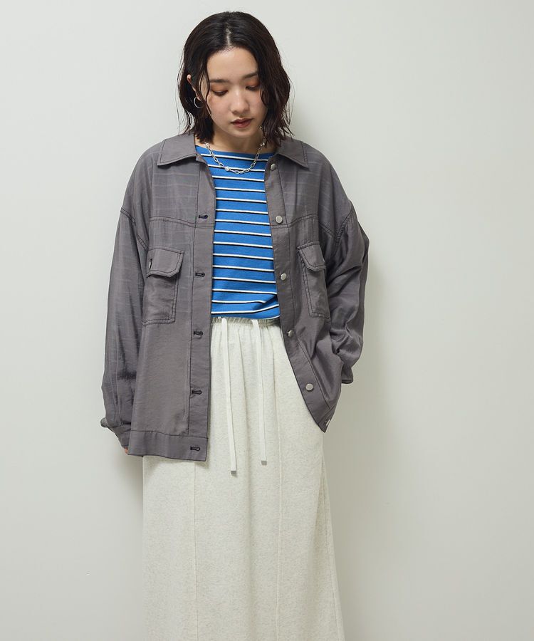Green Parks「・ELENCARE DUE カラーステッチシアーGジャンⅡ」|テーラードジャケット|