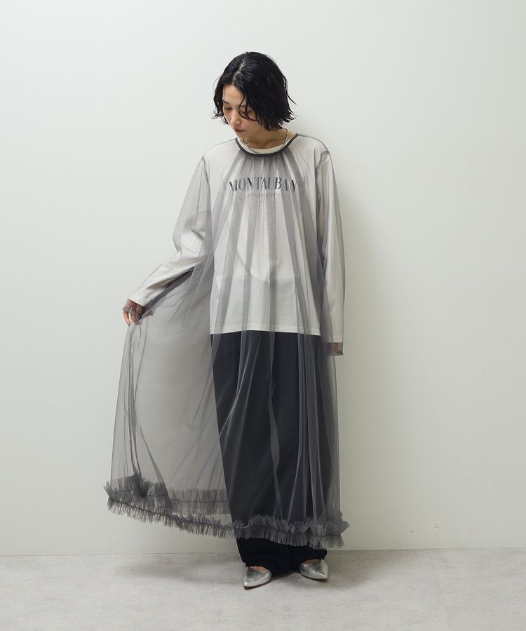 Green Parks「キレイ目ロゴ長袖Tシャツ」|Tシャツ・カットソー|