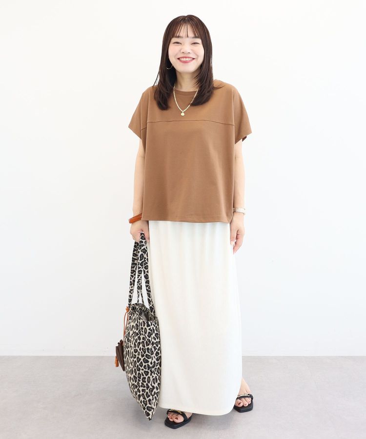 Green Parks「【適ON】超冷感ドロストフレンチプルオーバー」|Tシャツ・カットソー|