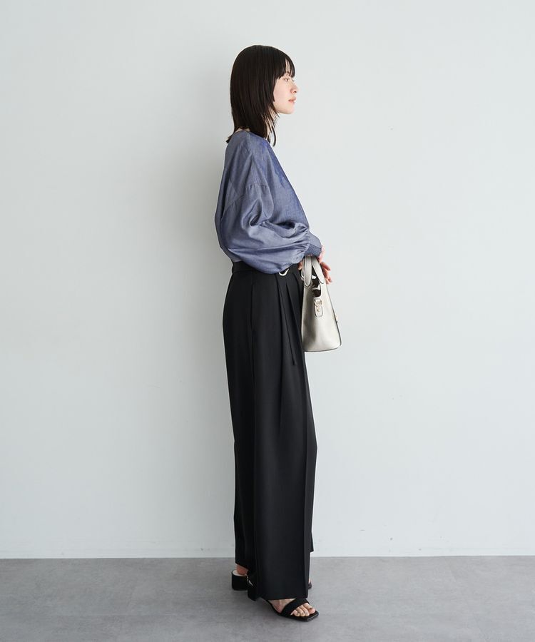 YECCA VECCA「メタルベルトワイドパンツ」|その他|