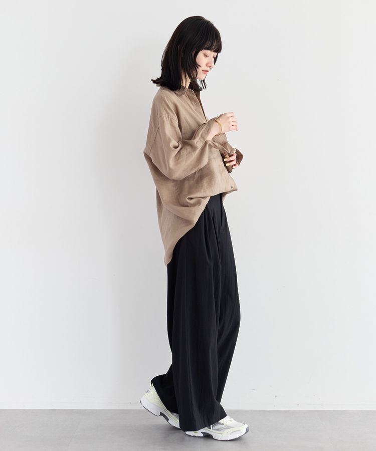 YECCA VECCA「3wayフレンチリネンシャツ」|シャツ・ブラウス|