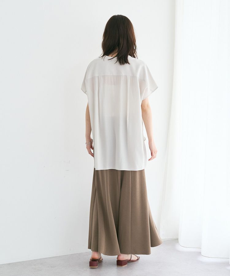 YECCA VECCA「【接触冷感/セットアップ可能】ポケットスキッパーシャツ」|シャツ・ブラウス|