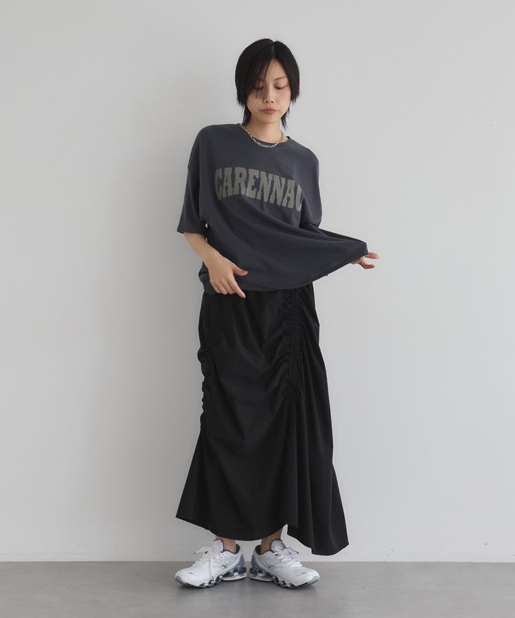 GARAGE OF GOOD CLOTHING「アシメギャザーロングスカート」|スカート|
