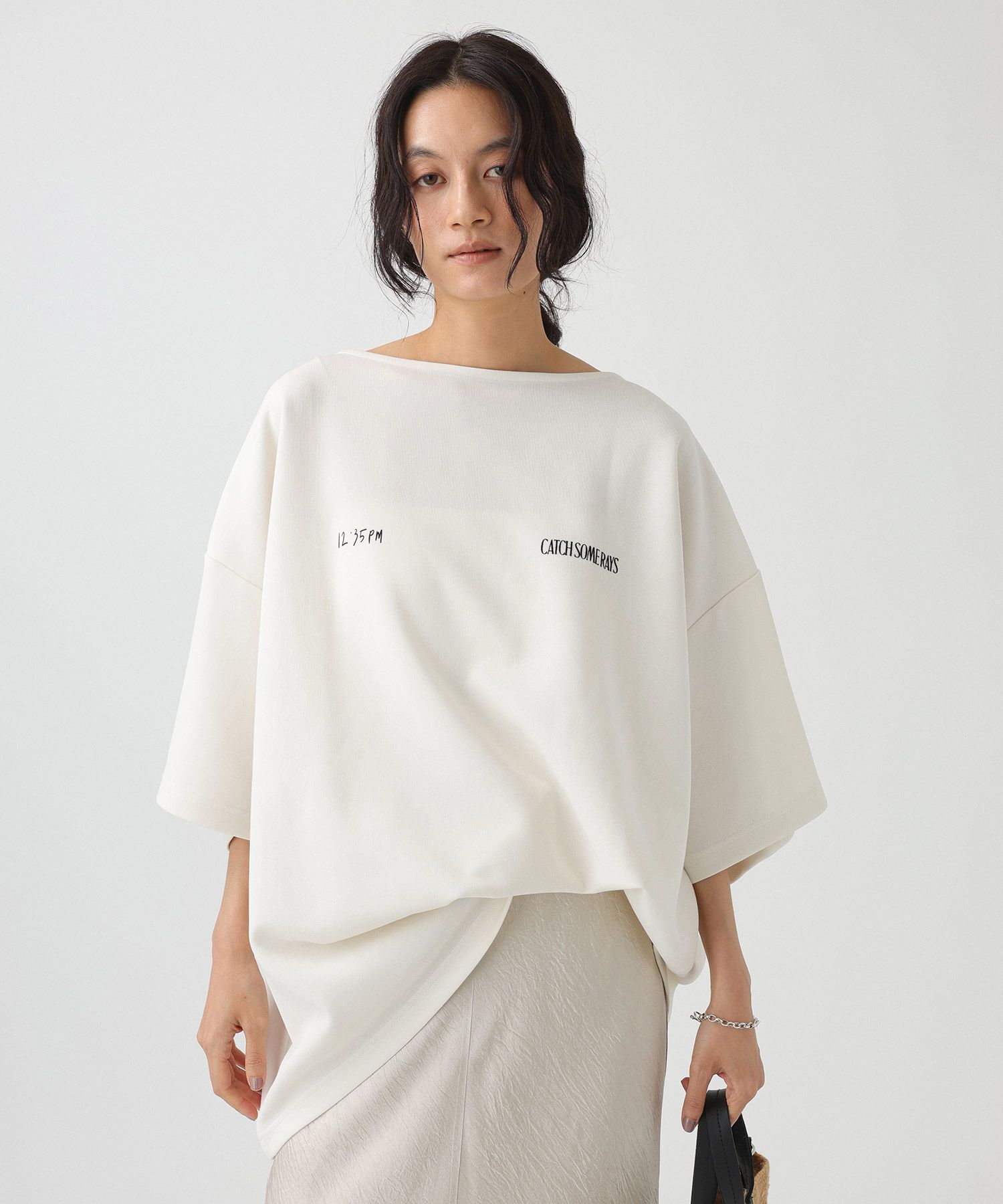  「【SHE is-.】＜別注＞バックプリントT」|Tシャツ・カットソー|ホワイト