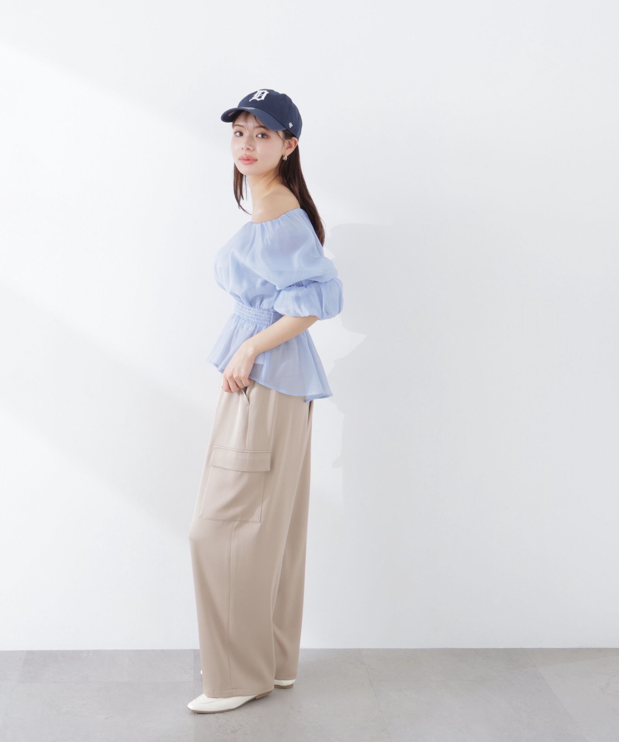 PROPORTION BODY DRESSING「2wayオフショルフィッシュテールブラウス　26SS」|シャツ・ブラウス|