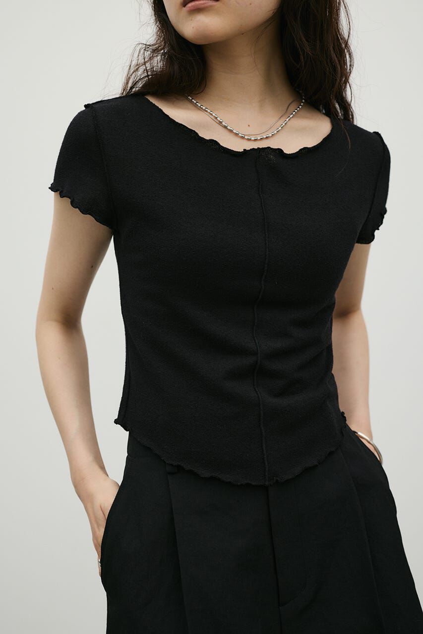STYLEMIXER「メロウカットトップ」|Tシャツ・カットソー|BLK