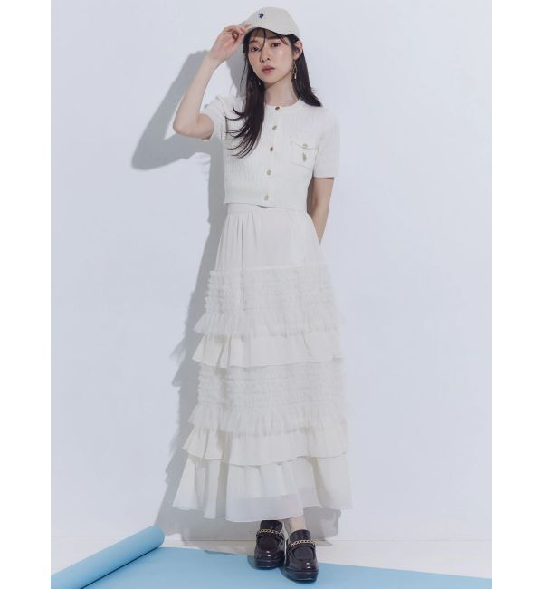 MERCURYDUO「U.S. POLO ASSN.別注ケーブルカーディガン」|カーディガン|