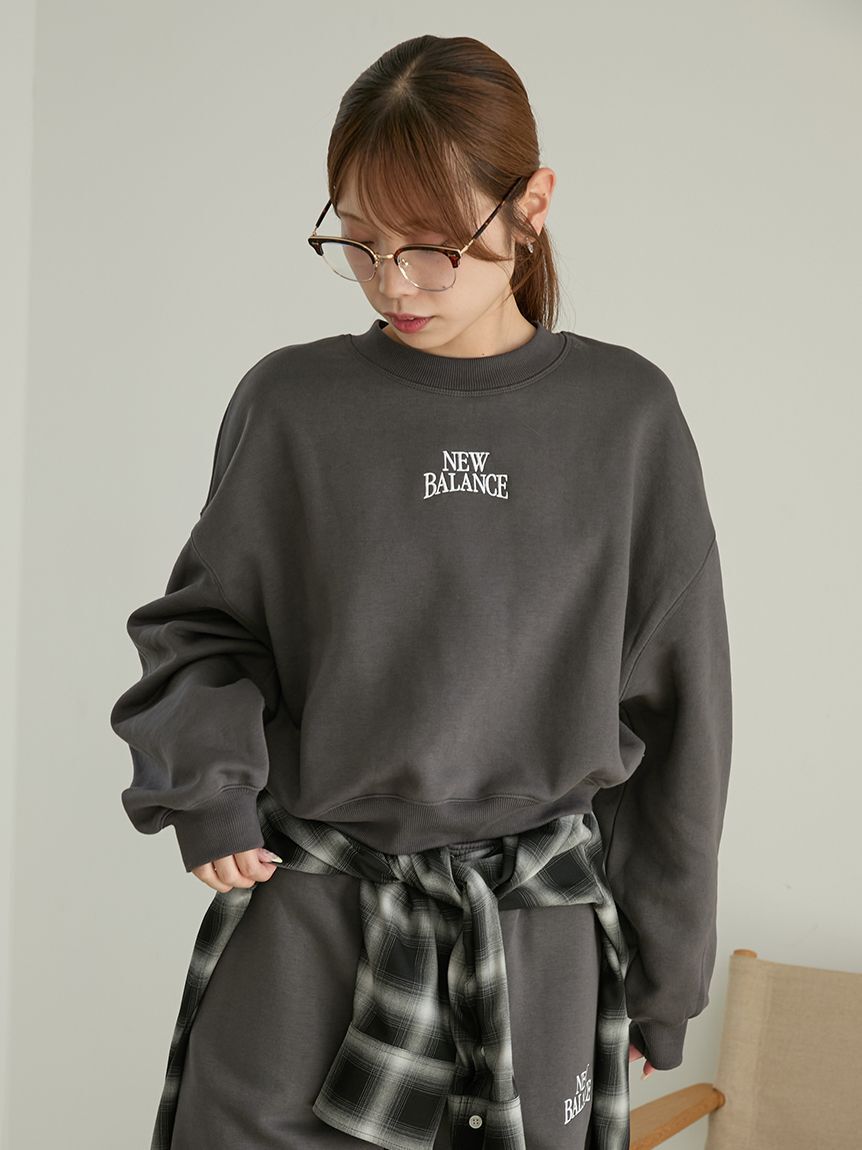 NEW BALANCE 「【New Balance for emmi】Track side フリースクルー」|スウェット・ジャージ|CGRY