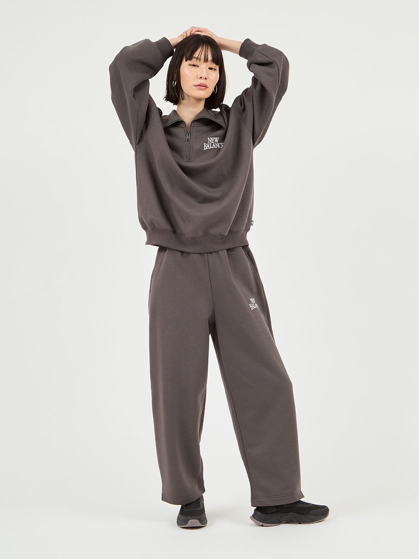 NEW BALANCE 「【New Balance for emmi】Track side フリースハーフジップ」|スウェット・ジャージ|