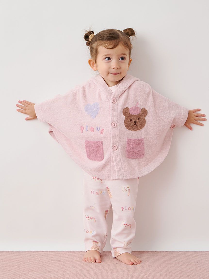 GELATO PIQUE KIDS & BABY「【BABY】ドローイングベア柄ロングパンツ」|その他ベビーウェア|