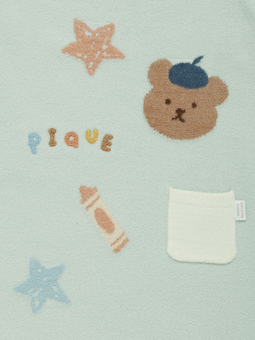 GELATO PIQUE KIDS & BABY「【BABY】エアリーモコドローイングベアスリーパー」|その他ベビー用品|