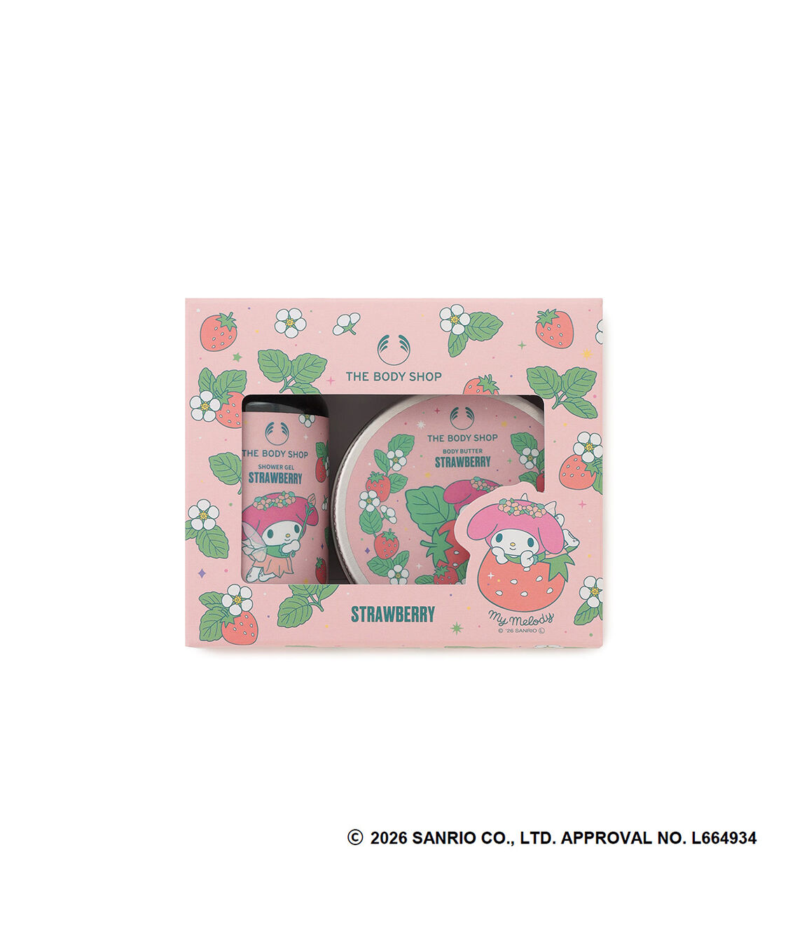 THE BODY SHOP「【マイメロディ】ミニボディケアギフト ST（香り：ストロベリー）」|キット・セット|その他
