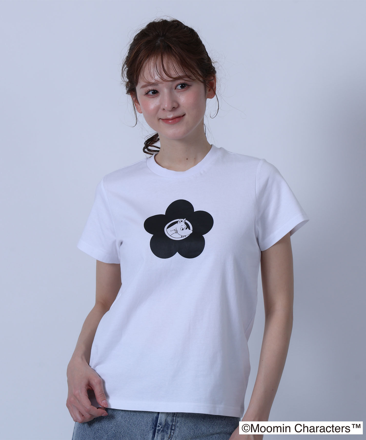 MARY QUANT「MOOMIN&times;MQベーシック Tシャツ」|Tシャツ・カットソー|ホワイト