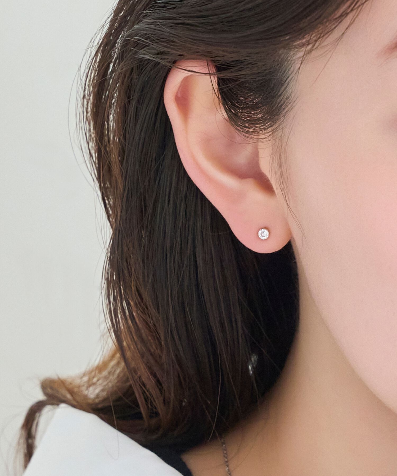 Phoebe「【金属アレルギー対応】6setビジューピアス　ゴールド/サージカルステンレス」|ピアス|