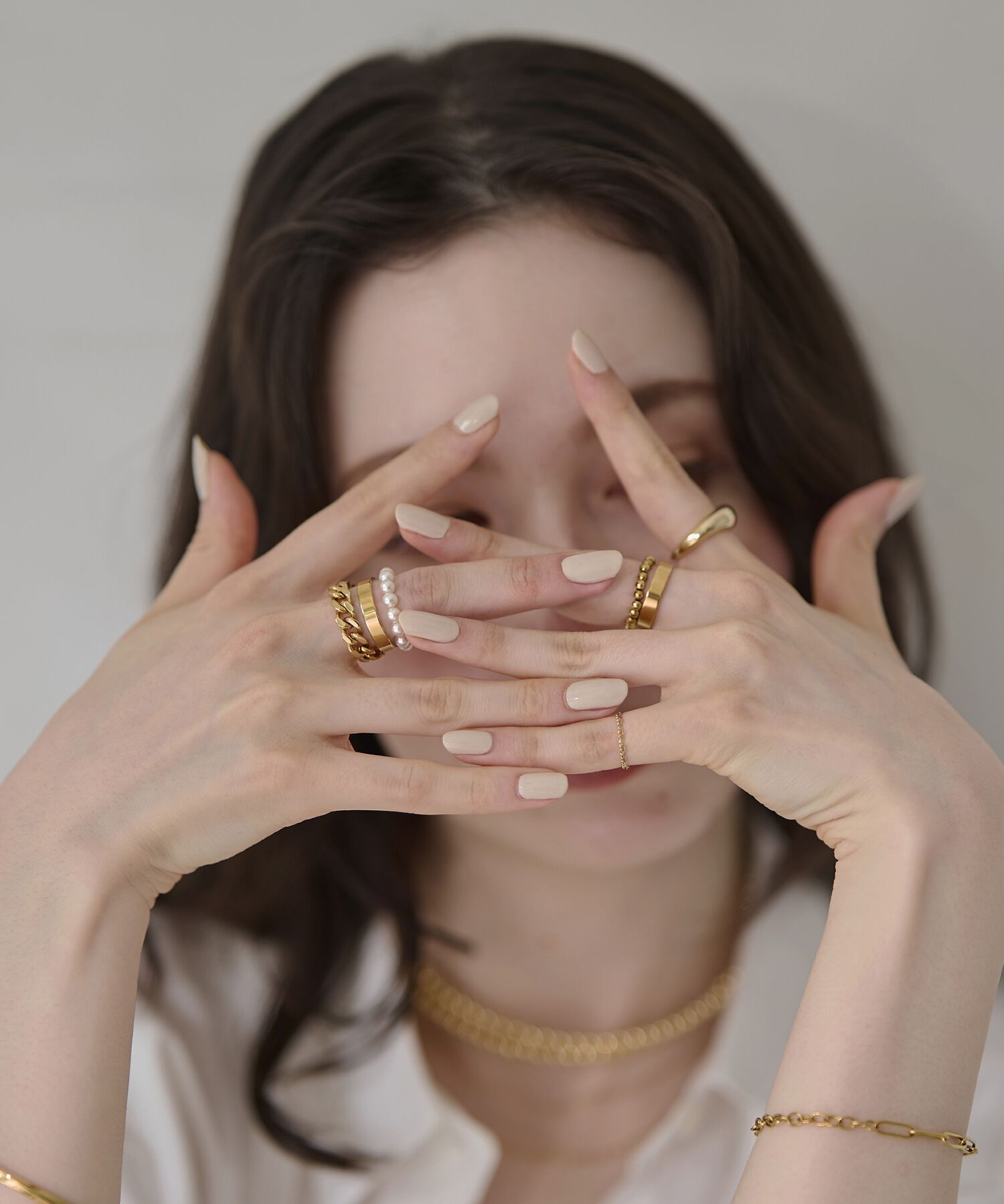 Phoebe「【伸びるリング・金属アレルギー対応】バブルフィットリング　ゴールド」|リング|