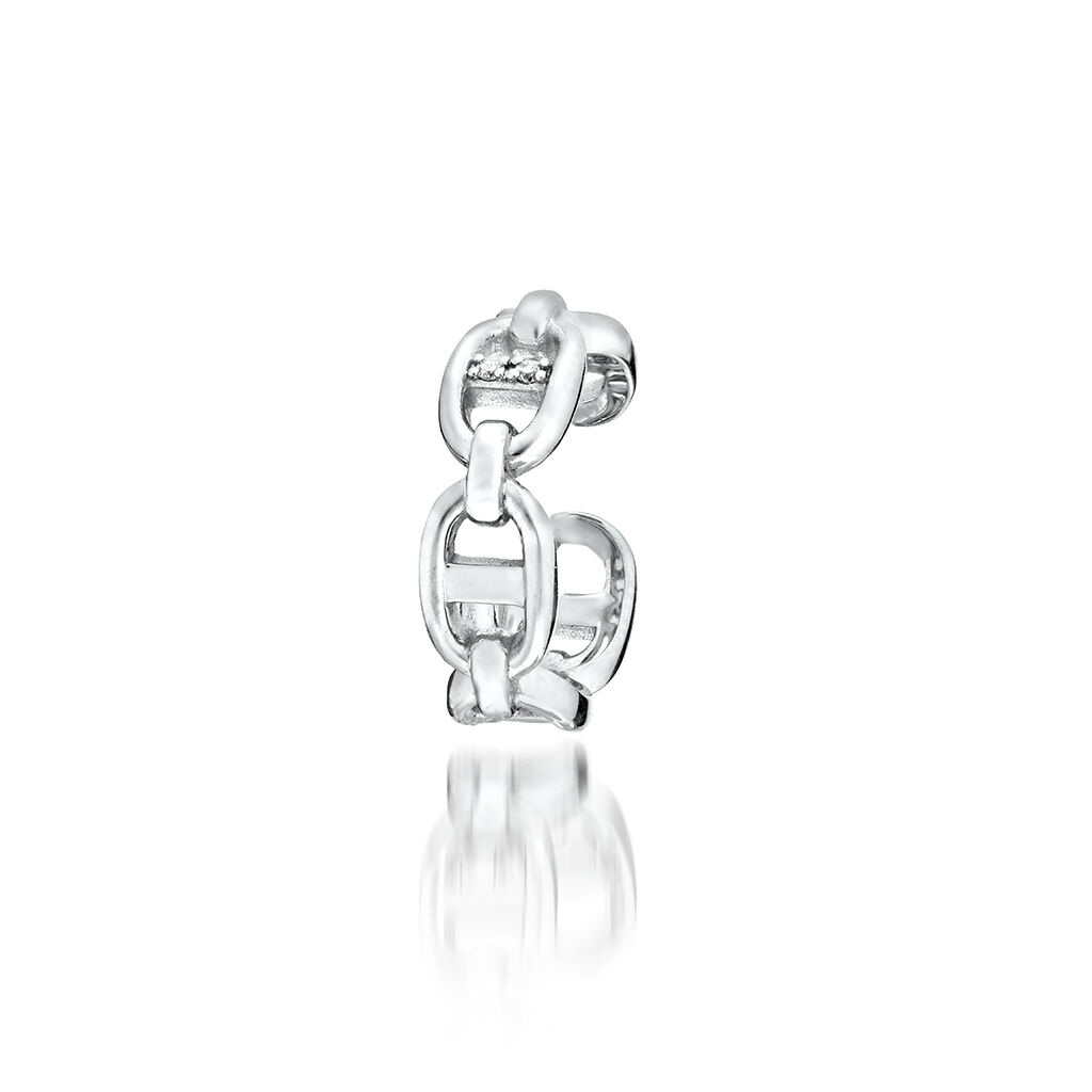 STAR JEWELRY「DIAMOND ANCHOR CHAIN EAR CUFF」|イヤーカフ|シルバー
