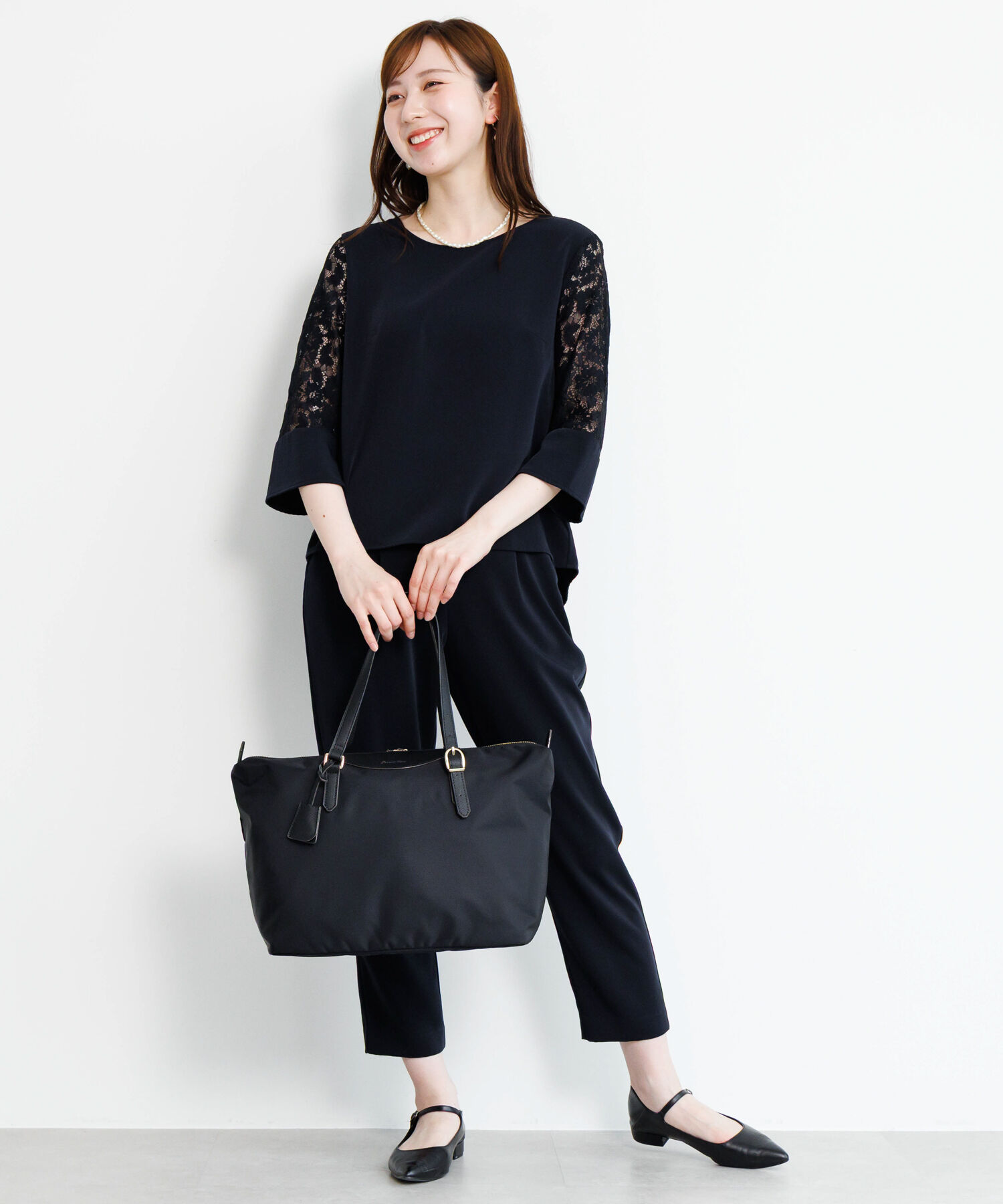  「トートバッグ ビジネス Jewelna Rose ラヴィーナ フォールディングトートバッグ A4サイズ 16291」|トートバッグ|