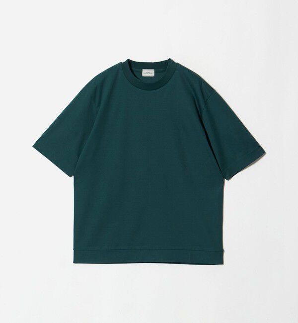 UNITED ARROWS green label relaxing「A+ COOL スムース クルーネック カットソー -接触冷感・抗菌-」|Tシャツ・カットソー|DK.GREEN