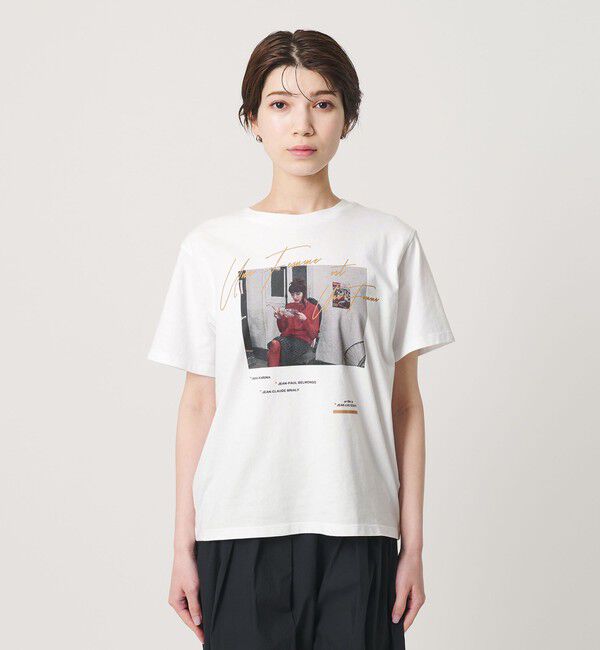BEAUTY&YOUTH UNITED ARROWS「＜TRICOMER＞UNE FEMME プリントTシャツ」|Tシャツ・カットソー|