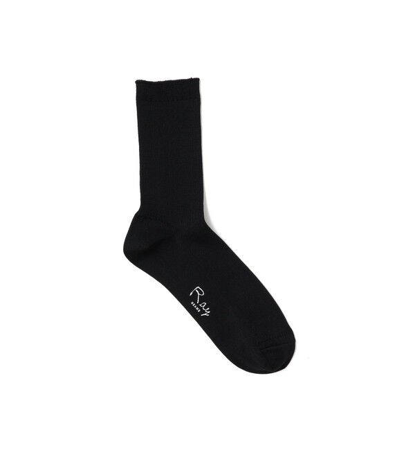Ray BEAMS 「リブ ソックス」|ソックス|BLACK