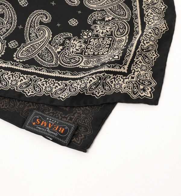 BEAMS PLUS「BEAMS PLUS / Pocket Chief Silk Bandana」|ハンカチ|
