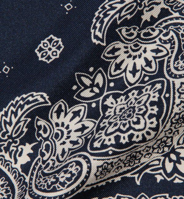 BEAMS PLUS「BEAMS PLUS / Pocket Chief Silk Bandana」|ハンカチ|