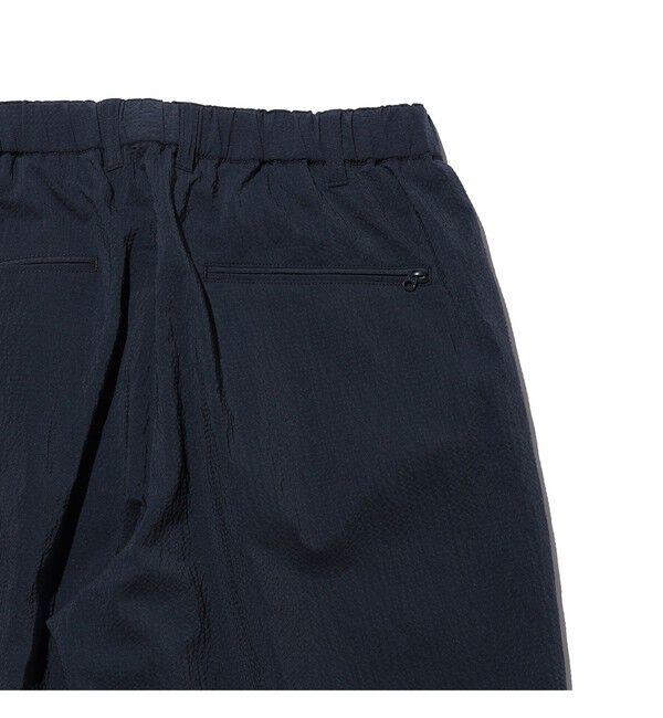 BEAMS PLUS「BEAMS PLUS｜2 Pleats Anywhere(wear) Seersucker Plaid｜ 吸水速乾  パッカブル 」|チノ|
