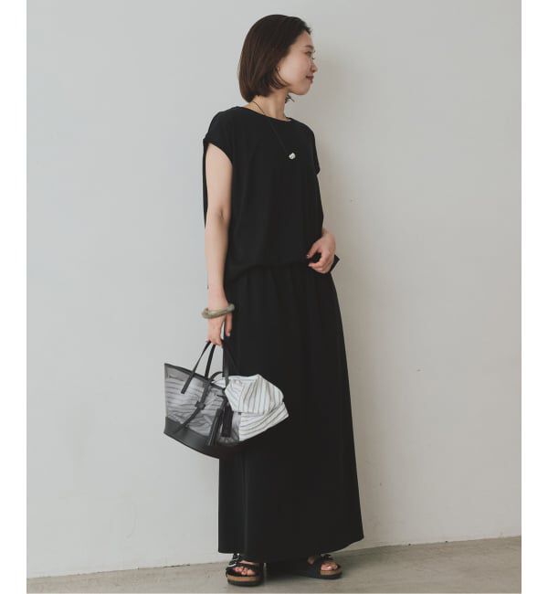 SLOBE IENA「BAGMATI/バグマティ SLOBE別注 レザーコンビバッグ BK24-SS23」|ハンドバッグ|