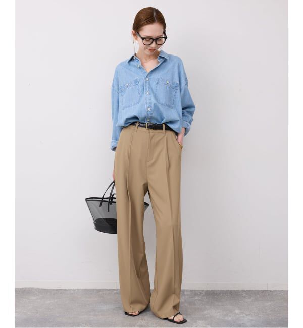 SLOBE IENA「BAGMATI/バグマティ SLOBE別注 レザーコンビバッグ BK24-SS23」|ハンドバッグ|