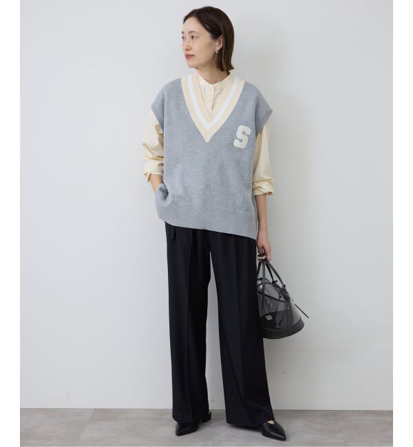 SLOBE IENA「BAGMATI/バグマティ SLOBE別注 レザーコンビバッグ BK24-SS23」|ハンドバッグ|
