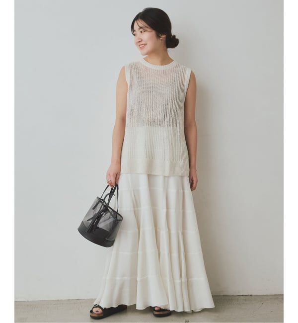 SLOBE IENA「BAGMATI/バグマティ SLOBE別注 レザーコンビバッグ BK24-SS23」|ハンドバッグ|