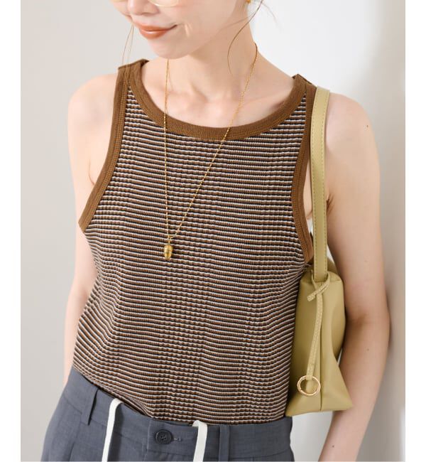 SLOBE IENA「アメスリタンクトップ」|タンクトップ|