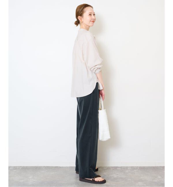 SLOBE IENA「DANTON/ダントン BAND COLLAR SHIRT #DT-B0341」|シャツ・ブラウス|