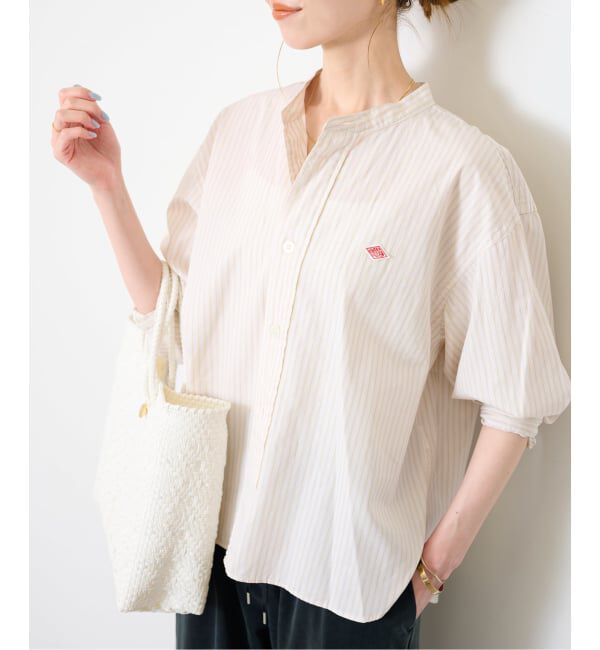 SLOBE IENA「DANTON/ダントン BAND COLLAR SHIRT #DT-B0341」|シャツ・ブラウス|