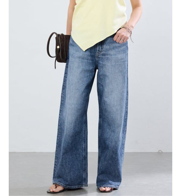 IENA「《追加予約》YANUK/ヤヌーク 別注 MARY Baggy straight デニムパンツ」|デニム|