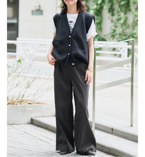 SLOBE IENA「《4サイズ展開/WEB限定/予約》コットンストレートパンツ」|カーゴ|