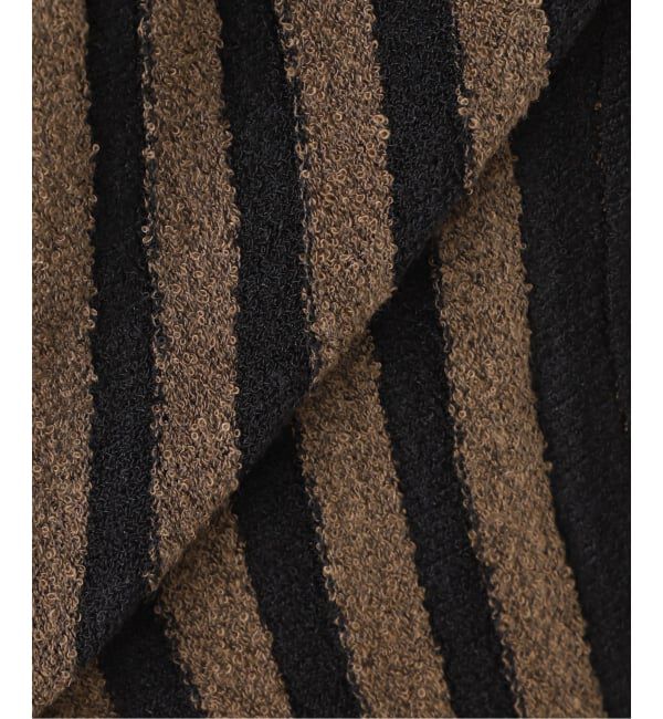 NOBLE「《NOBLE別注カラー》PROVOKE/プロヴォーク loopyarn stripe vest」|ベスト・ジレ|